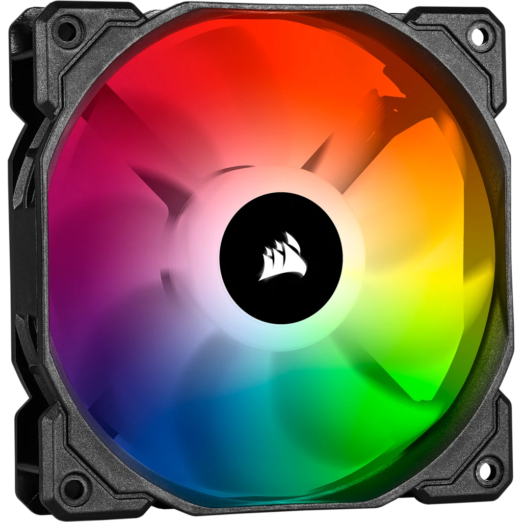 Fan Cooler Corsair SP120 RGB PRO , 120mm , 54CFM + Controladora RGB Node Corsair - CO-9050094-WW