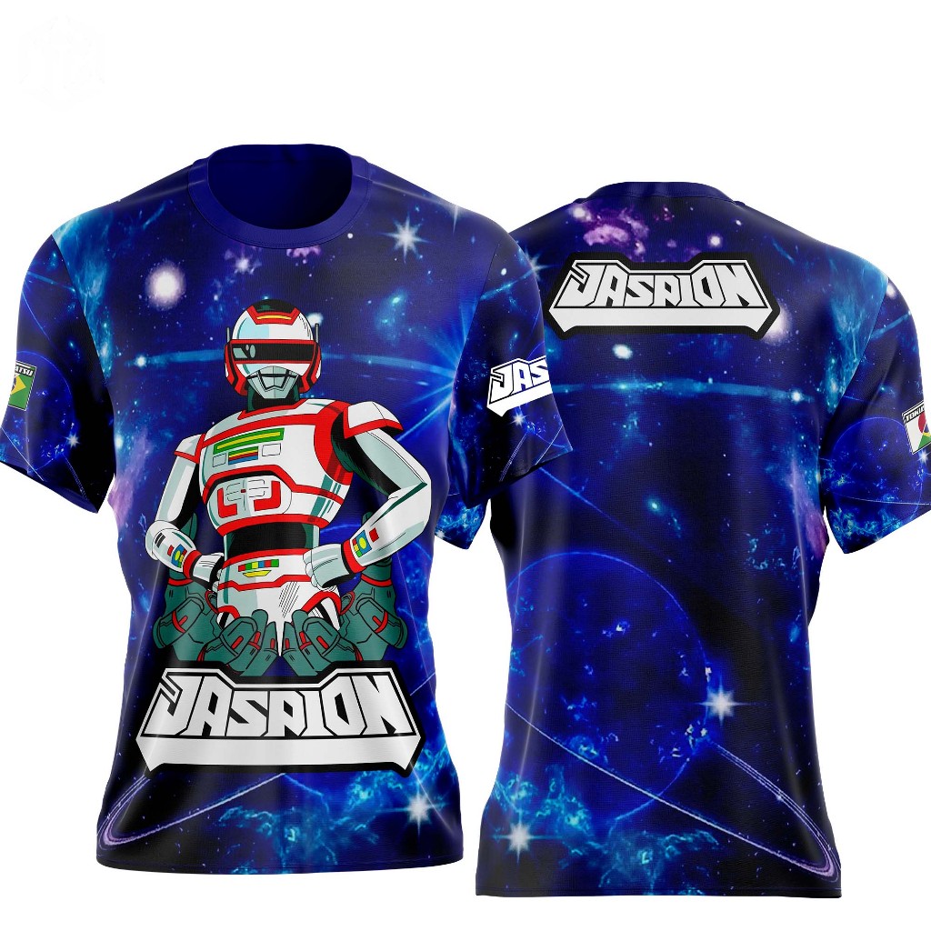 Camiseta Personalizada Jaspion Camisa tokusatsu Dry Fit Masculino