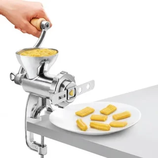 Máquina Profissional De Moer Carne Linguiça Biscoito Nº 10 Com Manivela
