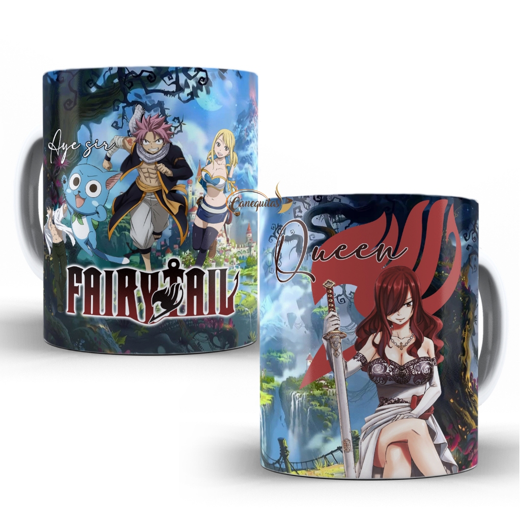 Caneca Fairy Tail Personagens 0278