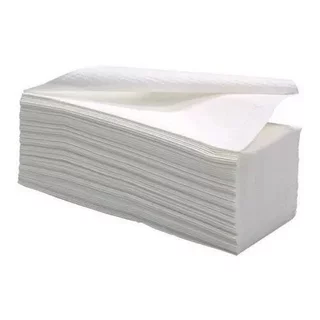 Kit 03 Pct Papel Toalha Interfolhado Para Secar As Mãos 20cm x 20cm Branco Extra Premium