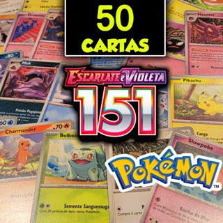 Lote 50 Cartinhas Pokémon Com Lendárias, Raras E Brilhantes
