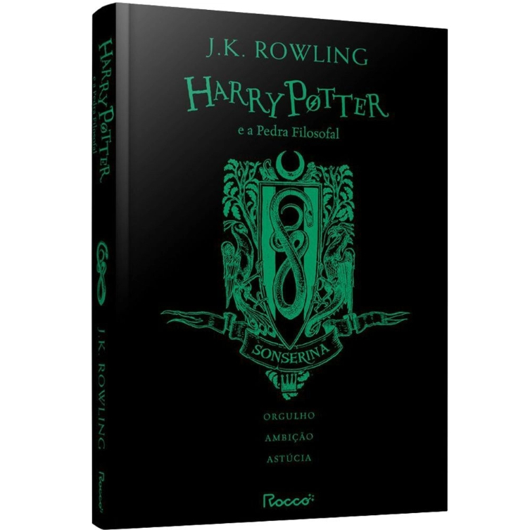 Harry Potter e A Pedra Filosofal - Capa Dura - Edição Exclusiva Grifinória ou Sonserina ou Corvinal (novo)