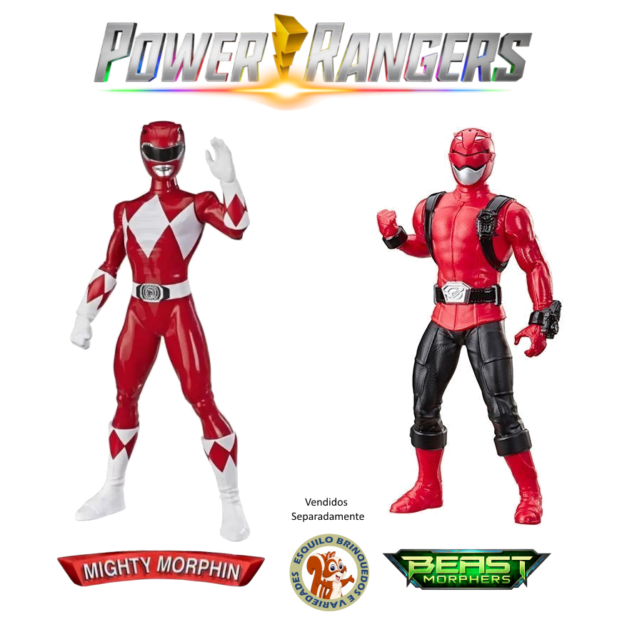 Boneco Power Rangers Red Ranger | Shopee Brasil
