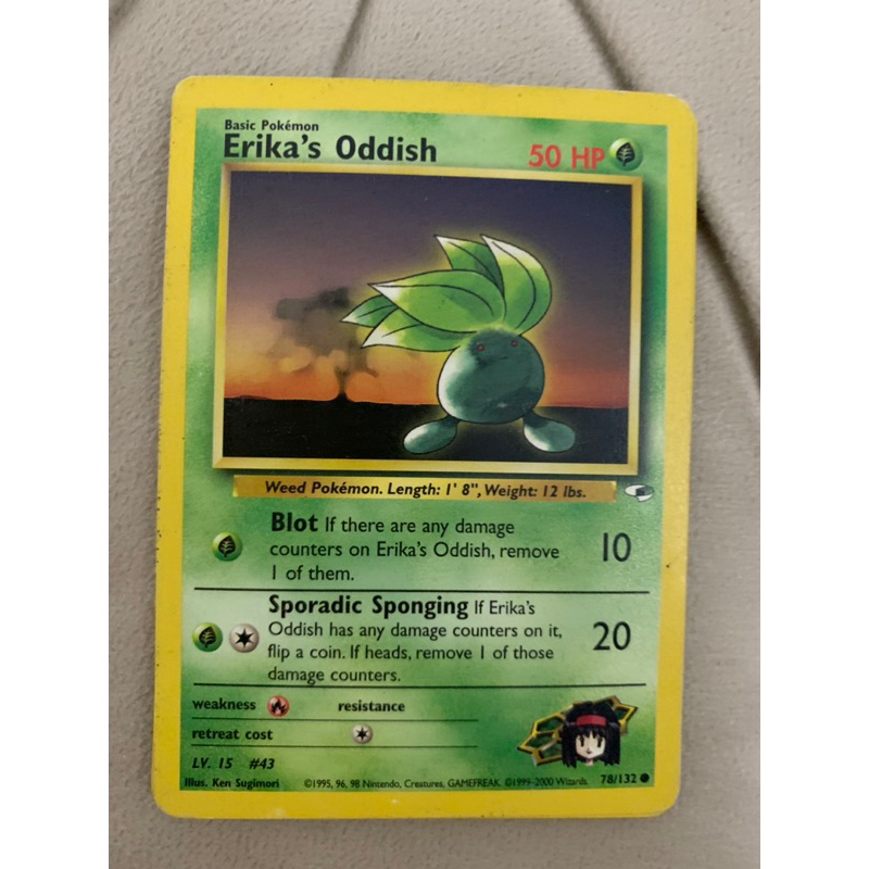 TCG Pokemon Card Game Carta Pokemon Gym Heroes Originais