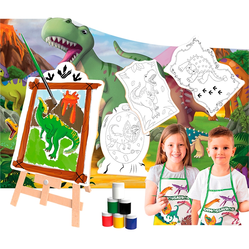 FLORMOON Kit Pintura-27 Peças Realistas Figuras de Dinossauros dinossauro  Brinquedo-Crianças Artes Ofícios DIY Set-Projeto de Ciências, aprendizagem  Edcuational Brinquedos Presentes para Crianças : : Brinquedos  e Jogos