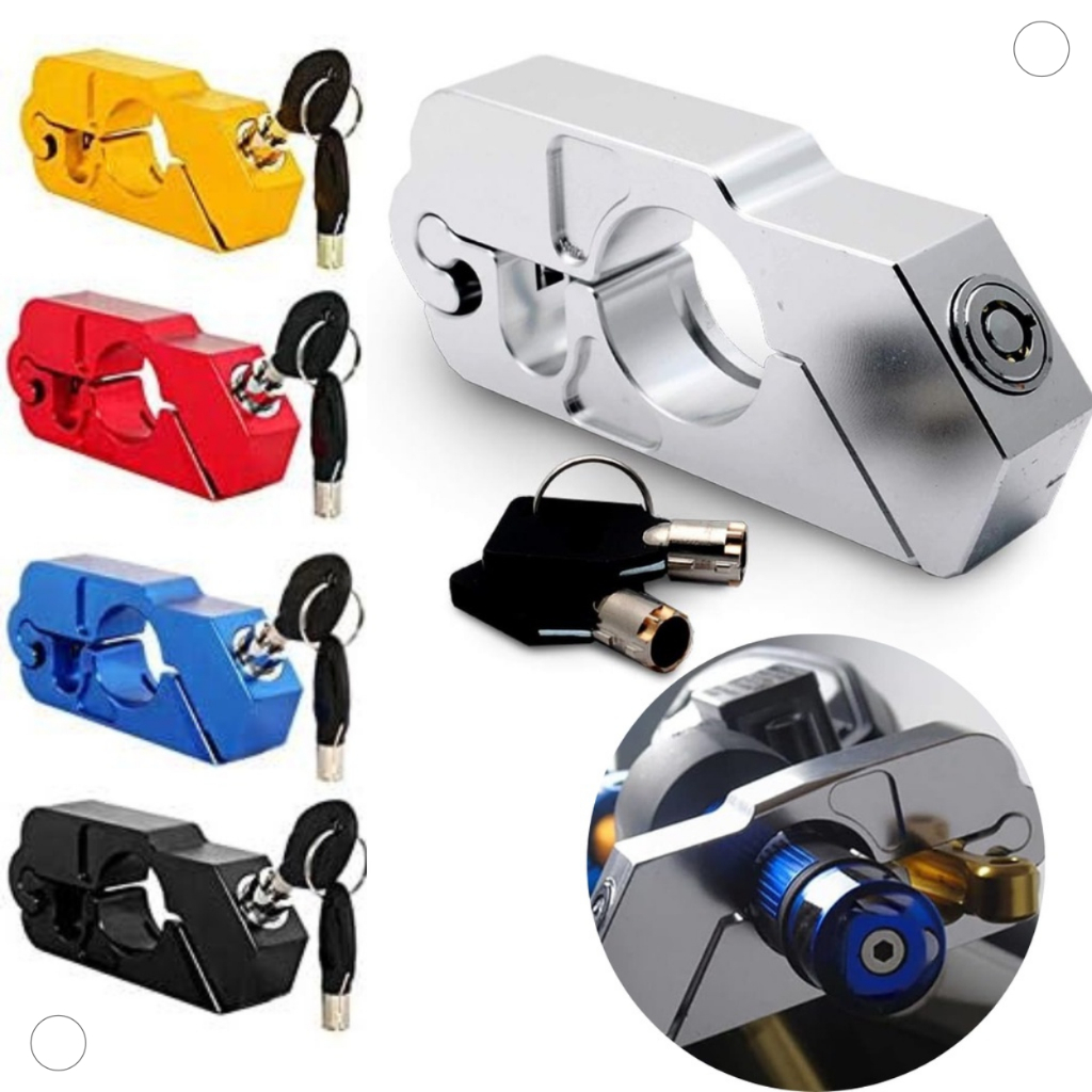 Portacasco Moto Lucchetto Per Casco, Lucchetto Antifurto Universale Per Casco Da Moto Con Chiave Accessorio Per Equitazione Adatto Per Diametro Maniglia 22 28 Cm Universale 84449632 Lucchetto Moto