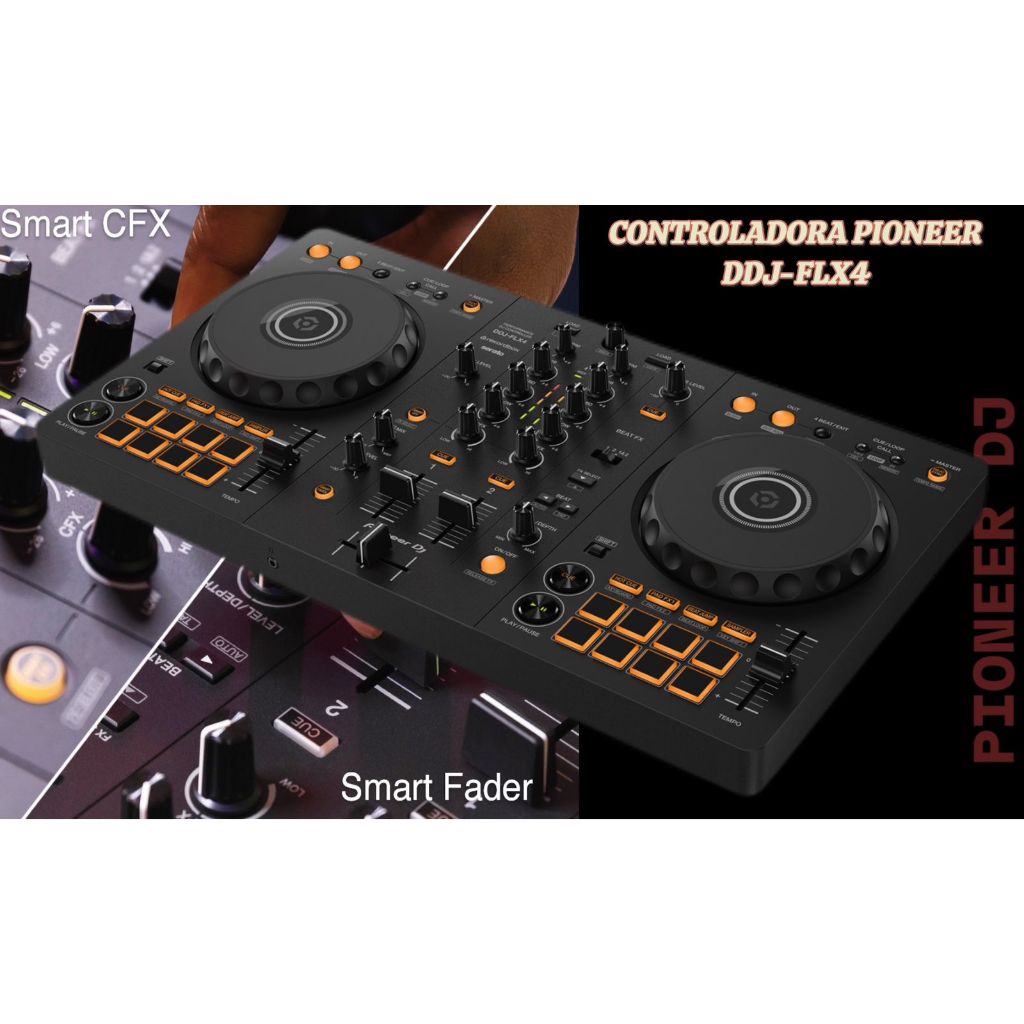 Pioneer DDJ-400 DJ Controller Black rekordbox for 2 channel