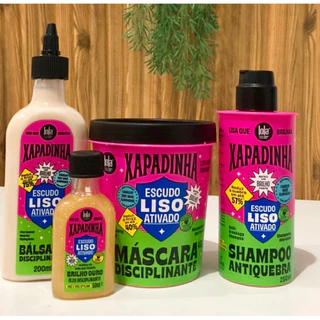 Kit linha completa Xapadinha fortificante e anti frizz 4 itens Lola cosméticos