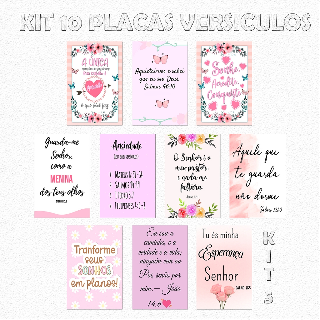 Decoração de parede, versículos bíblicos, Frases bonitas motivacionais ...
