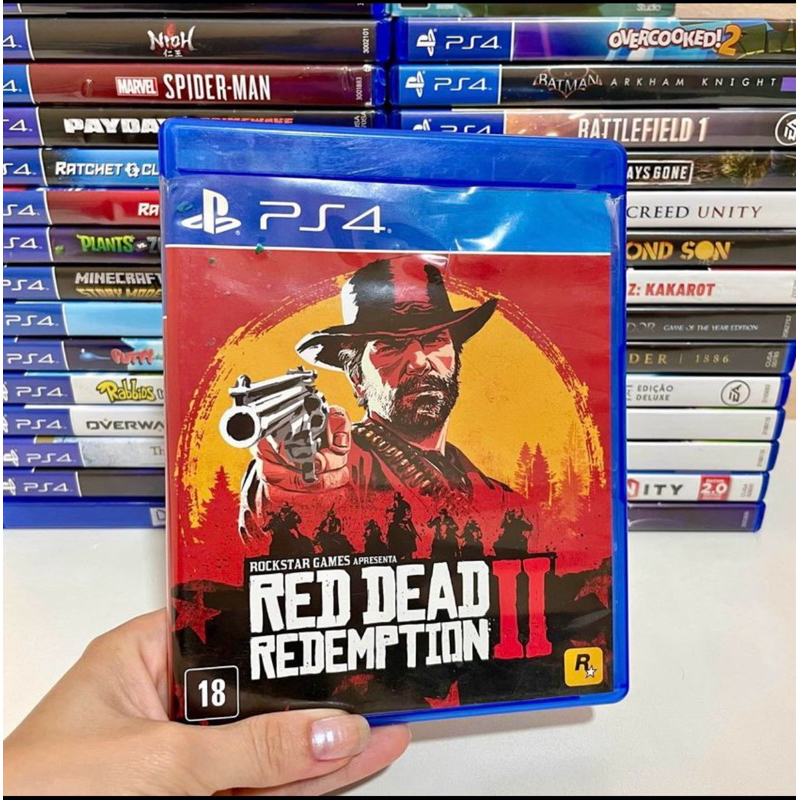 Jogo Red Dead Redemption 2 - Ps4 Mídia Física
