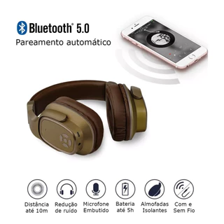 Astgn X Basike Fone de Ouvido Sem Fio Bluetooth Alto Falante Headphone Viva Voz Potente Grave