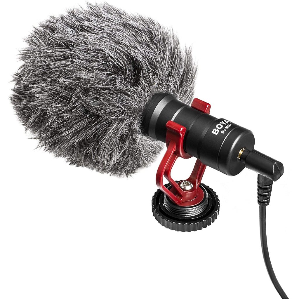 Microfone Condensador BY-MM1 BOYA Para Celular e Tablets