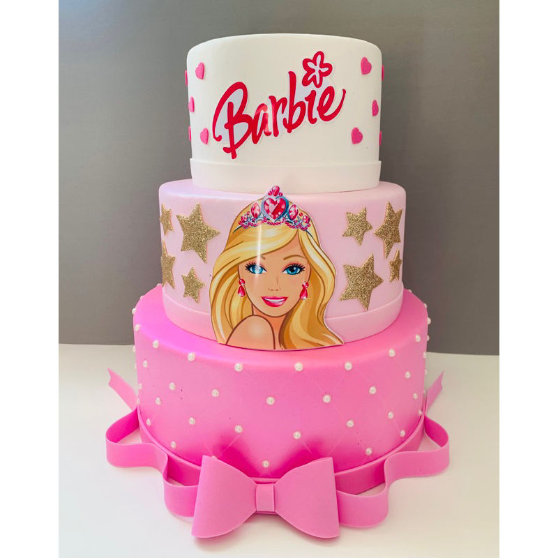 Topo Bolo + Tropper De Doces Barbie Princesa 69 Peças