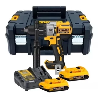 Furadeira Dewalt Dcd996 20v 2 Baterias + Carreg Biv + Maleta