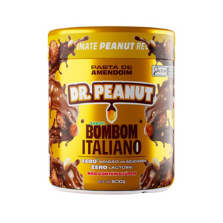 Dr Peanut Pasta De Amendoim Com Whey Protein Paçoca Crunchy 600g