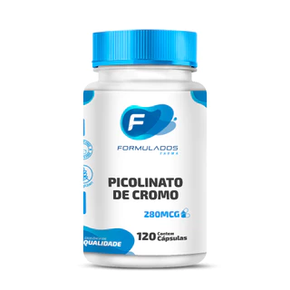 Picolinato De Cromo ( 1 Cápsula Ao Dia ) 120 Cápsulas 280mcg