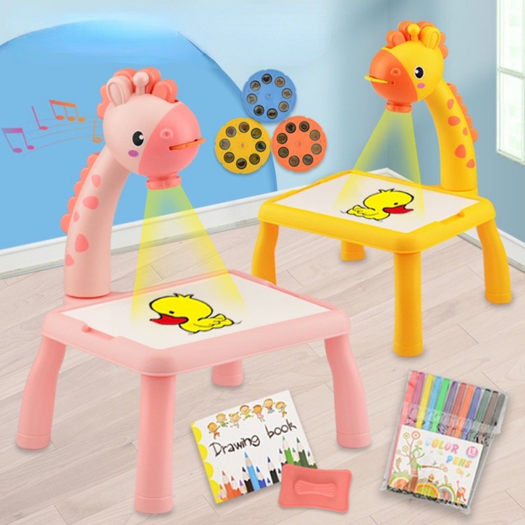 Mesa Infantil Projetora De Desenhos Dinossauro - Zoop Toys