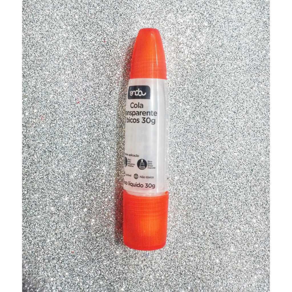 Cola Transparente 2 Bicos 30g | Shopee Brasil