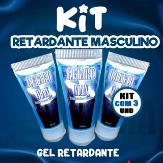 Kit Gel Retardante de Ejaculação para Demorar a Gozar - Bem-Estar Sexual em Oferta na Shopee