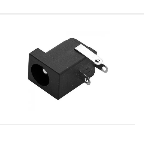 Conector Jack P4 DC-005 2.1mm 2.5mm J4 Fêmea Painel Fonte | Shopee Brasil