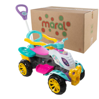 Quadriciclo Carrinho De Passeio/Pedal Com Empurrador Criança – Lady Star-  Maral – Maior Loja de Brinquedos da Região