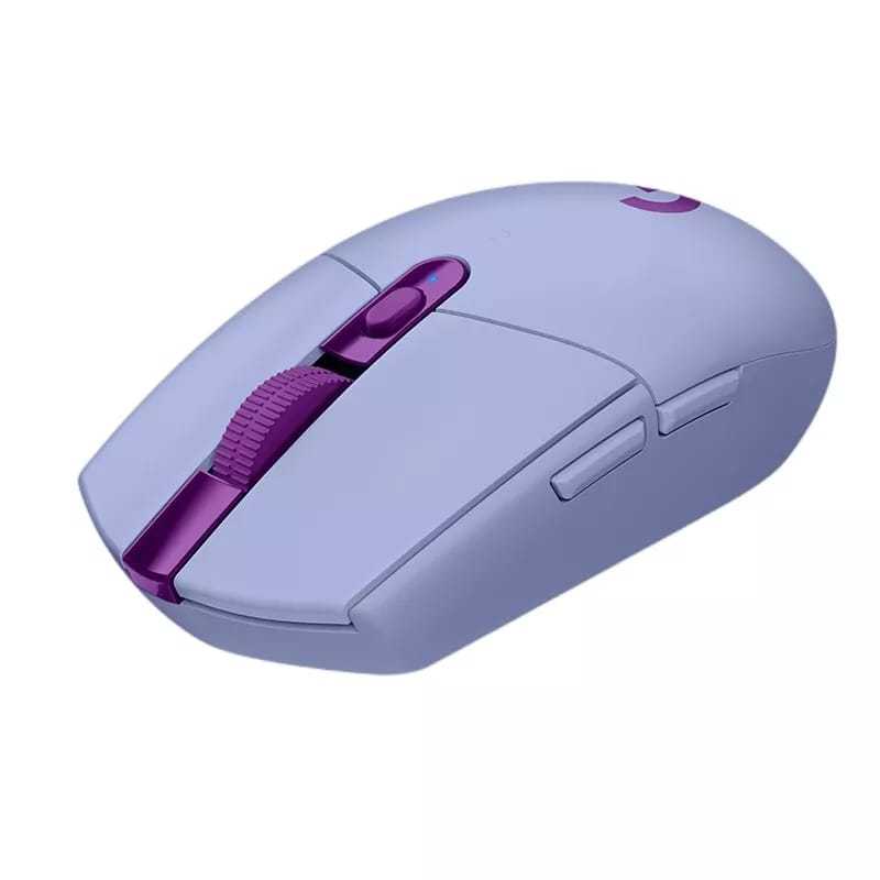 Mouse sem fio leve e portátil g304 para gamer, luz, para pc