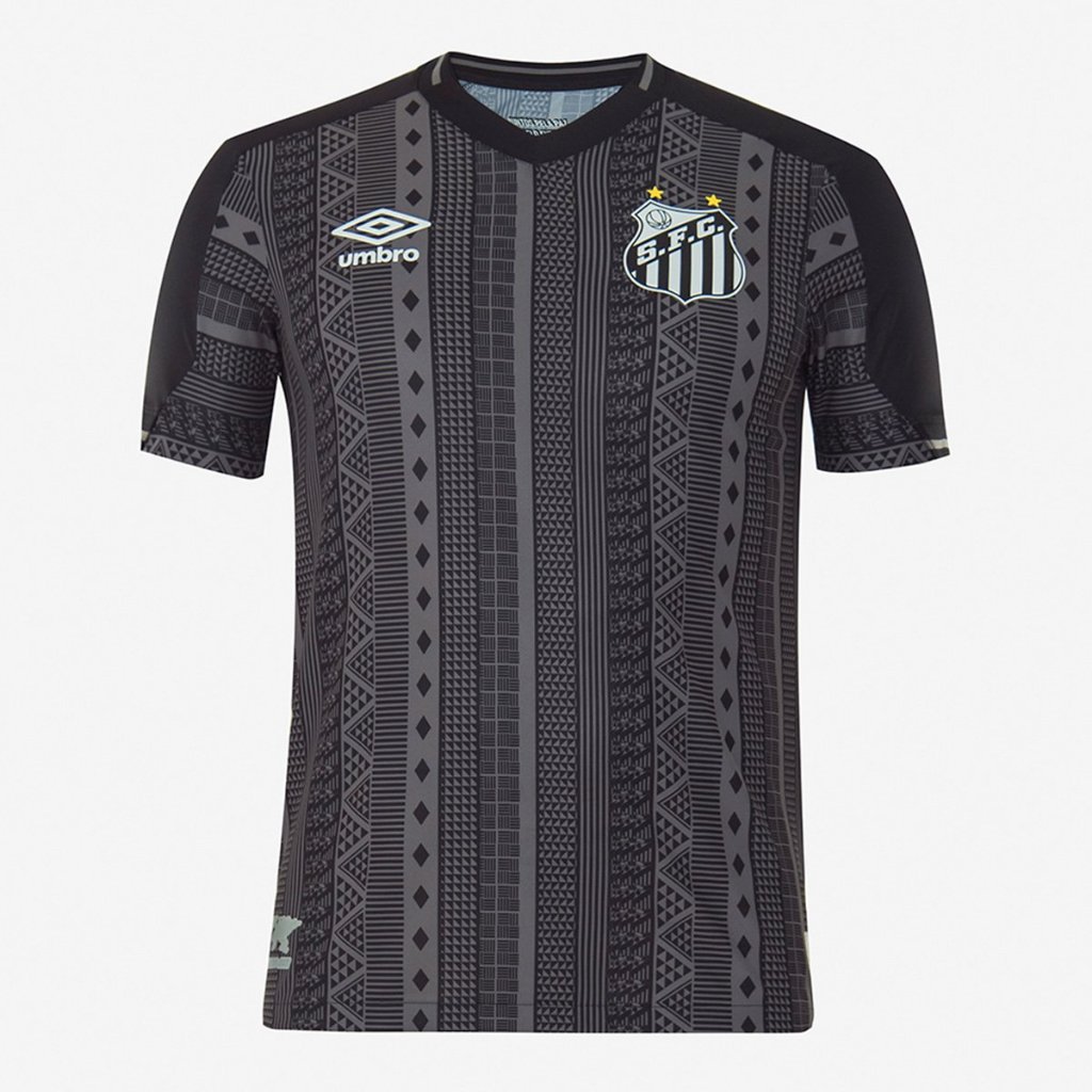 Camisa Santos Despedida do Rei Pelé Masculina - Preto