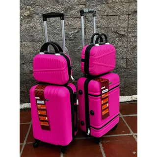 Kit 2 Malas Pequenas De Bordo+Frasqueira Abs Giro 360° Cadeado Com Garantia+ENVIA RAPITAO SUPER PROMOÇÃO