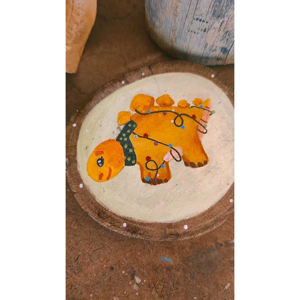 1 Bolacha Customizado de Madeira / Decoração