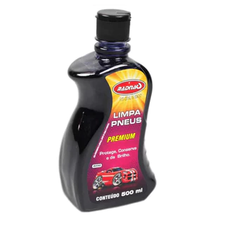 Pretinho Limpa Pneu Radnaq 500 Ml Automotivo - Brilho Intenso