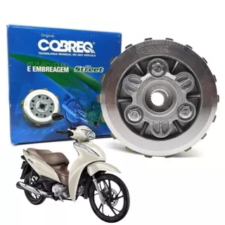 Kit Embreagem Completo Honda Biz 125 2005 2006 2007 2008 2009 2010 2011 2012 2013 2014 2015 2016 2017 2018 Original Cobreq
