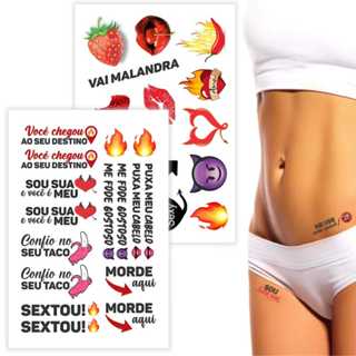 Tatuagem Temporária Íntima SEXY Depilação - Tatuagens Temporárias