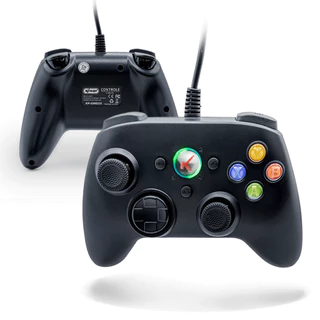 Controle Para XBOX PC X-360 Com fio Jogos Sistema de Vibração Botões Giroscópicos