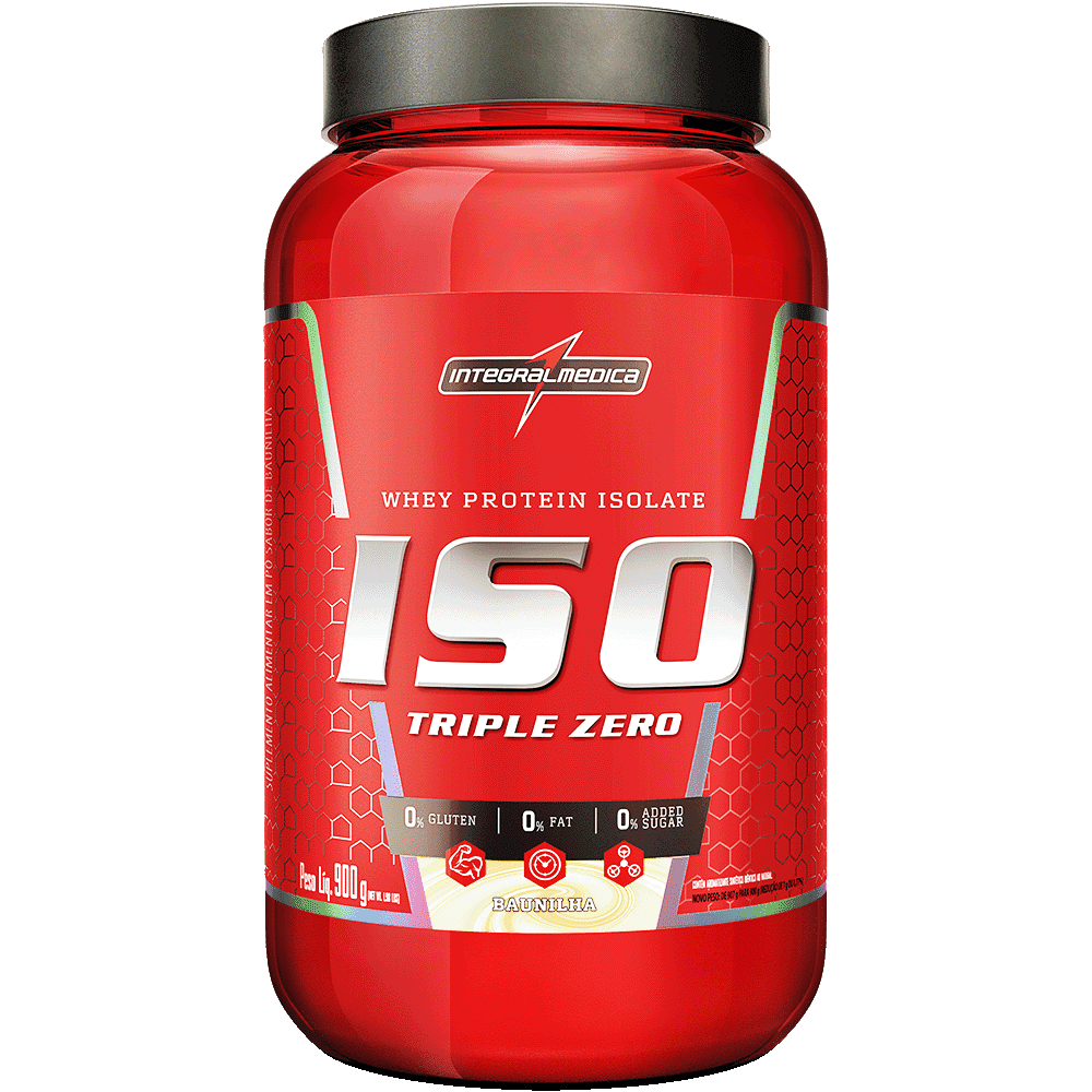 Iso Triple Zero – Whey Protein Isolada – 900g – IntegralMedica