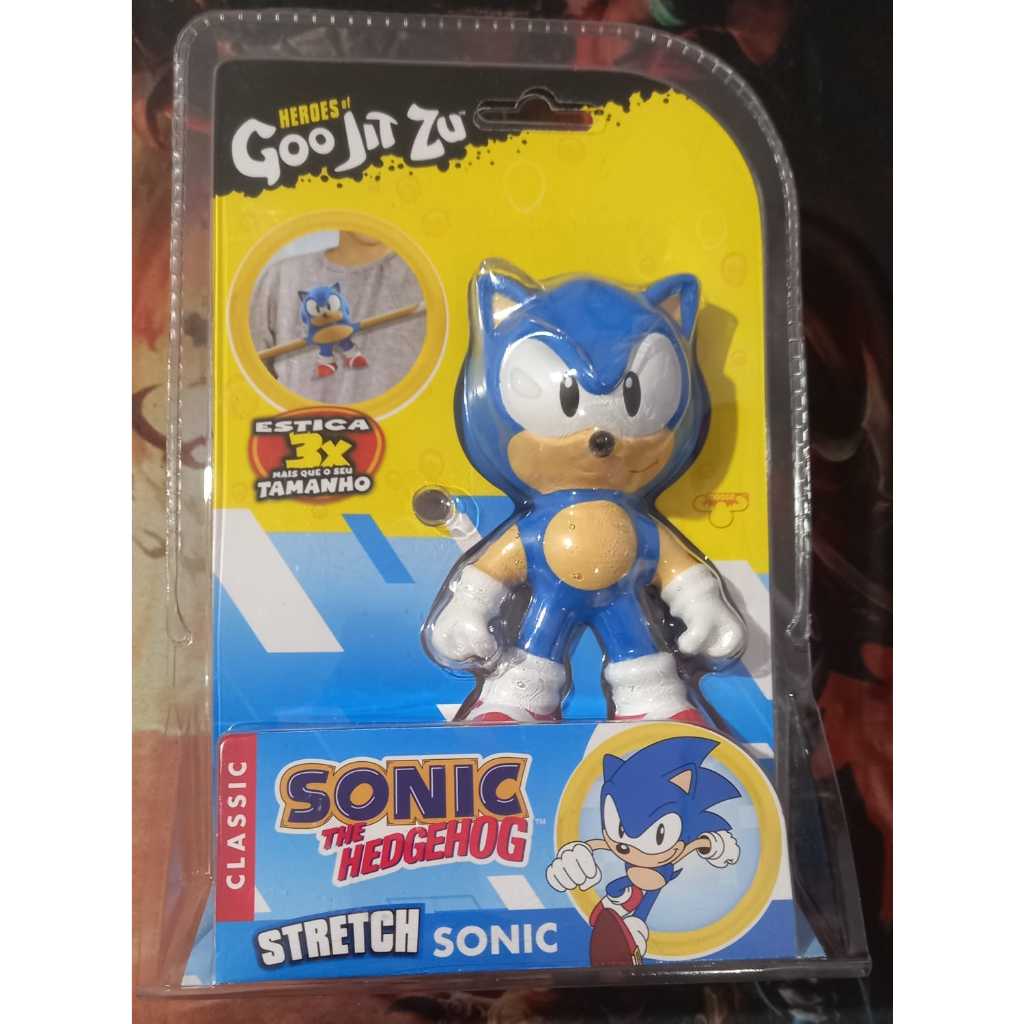 Boneco Sonic The Hedgehog: Herois de Goo Jit Zu