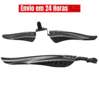 Par Paralama Dianteiro + Traseiro Bike Bicicleta Nylon Aro 26 E 29 Mtb 3 Peças