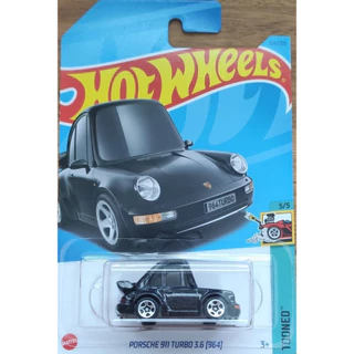 Hot Wheels Porsche 911 Turbo 3.6 (964) Tooned Lote Q 2023 Cartela Longa HKG69