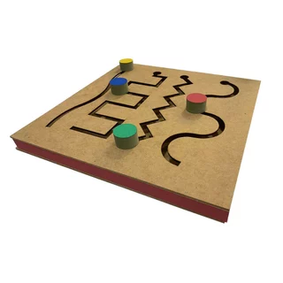 Painel Psicomotor Brinquedo Educativo e Pedagógico em MDF