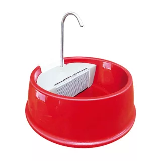 Fonte Joy Cães E Gatos Furacão Pet - Bebedouro 1,5L - Vermelho 220v