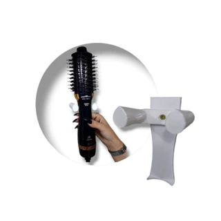Suporte 3D Para Escova Secadora - Universal cor Branco Perola