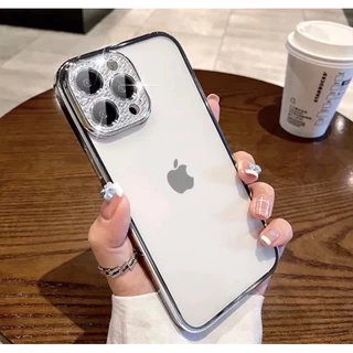 Capa de Luxo com Brilho Fake para iPhone 11 / 11PROMAX / 12 / 12PRO / 12PROMAX / 13 / 13PRO / 14 / 14PRO / 14PROMAX