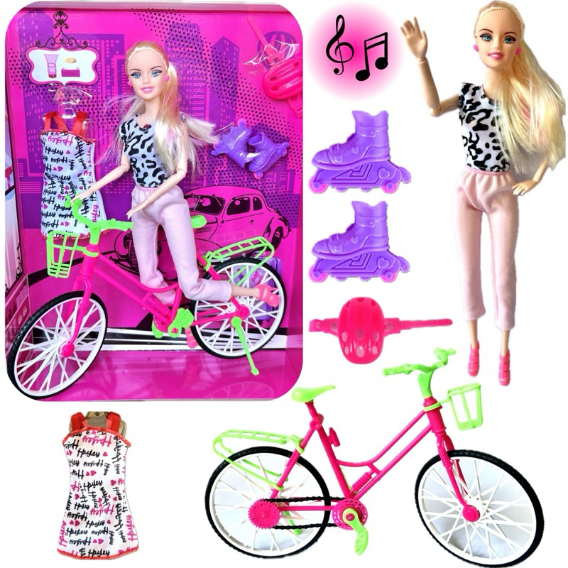 Boneca Yalili Grávida Gêmeos Articulada Estilo Barbie Lacrada Bebê