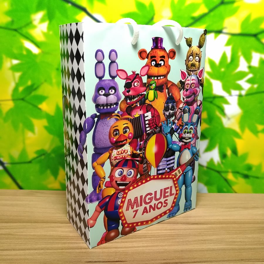 Sacolinhas Surpresa Five Nights At Freddy's Animatronics Lembrancinhas  Personalizadas