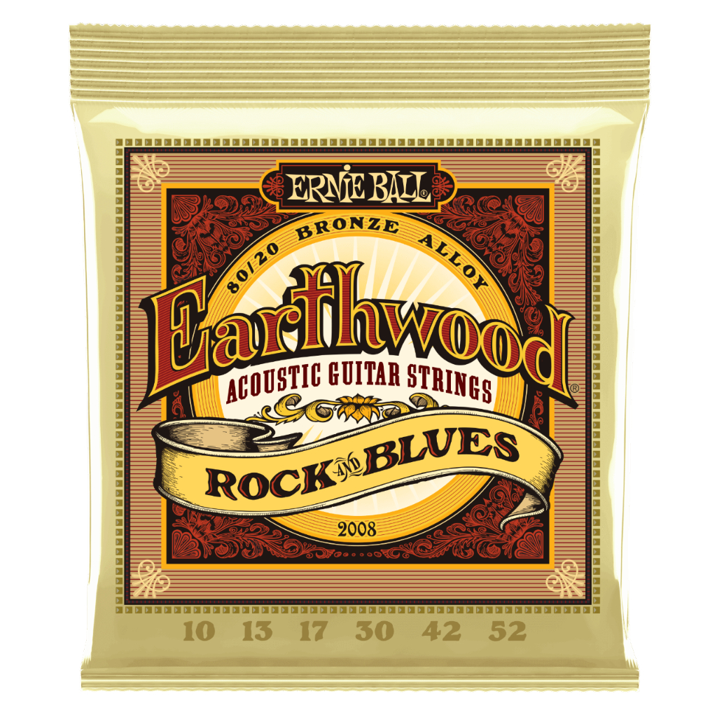Encordoamento Ernie Ball Violão Aço 010 Earthwood 2008