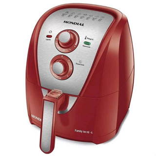Fritadeira Air Fryer Vermelha 4L 110 Volts - Mondial