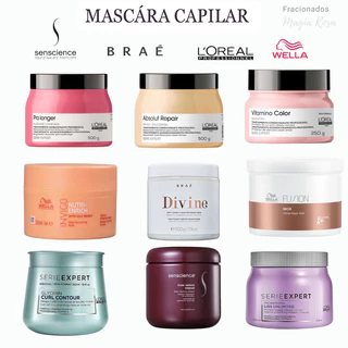 Máscara Capilar (Wella, Loreal, Brae, Senscience) 30g