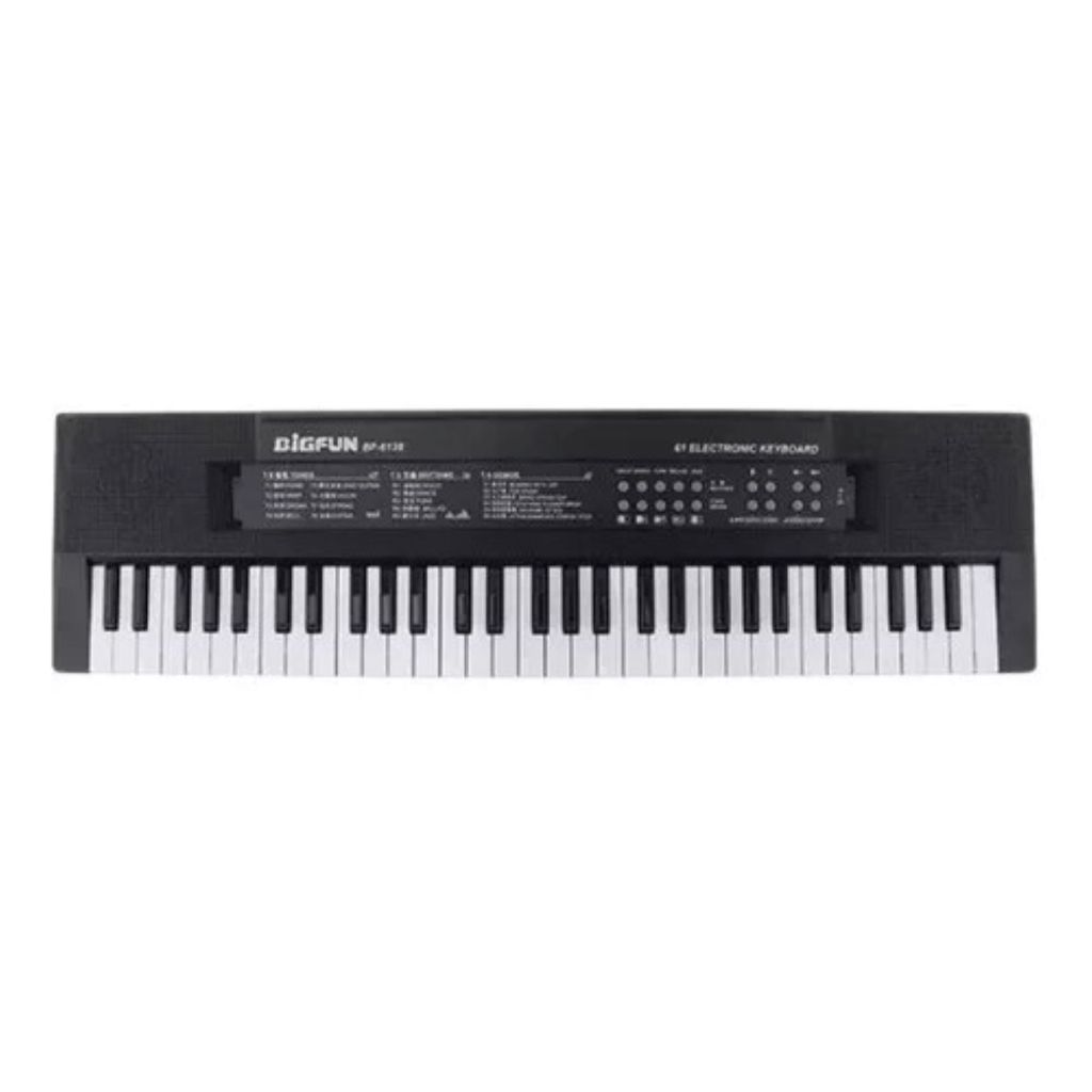Teclado Musical Eletrônico Musica Bigfun Bf-6138 Teclas Microfone
