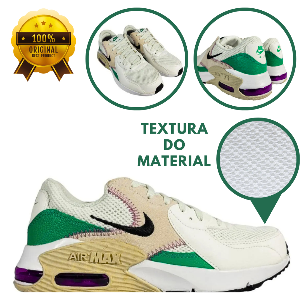 Tênis Nike Air Max Excee Estampada Feminino Original Passeio Casual Corrida  tenis feminino Esporte Esportivo Treino Caminhada