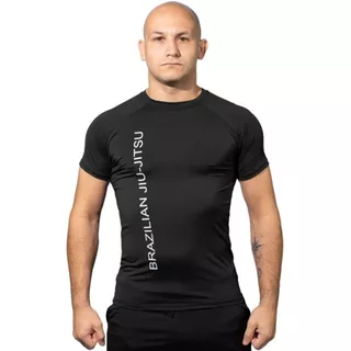 Rash Guard Masculina Manga Curta Slim Jiu Jitsu Academia Treino Musculação Esporte Luta Muay Thai Homem Presente Proteção Solar Original Gorilla